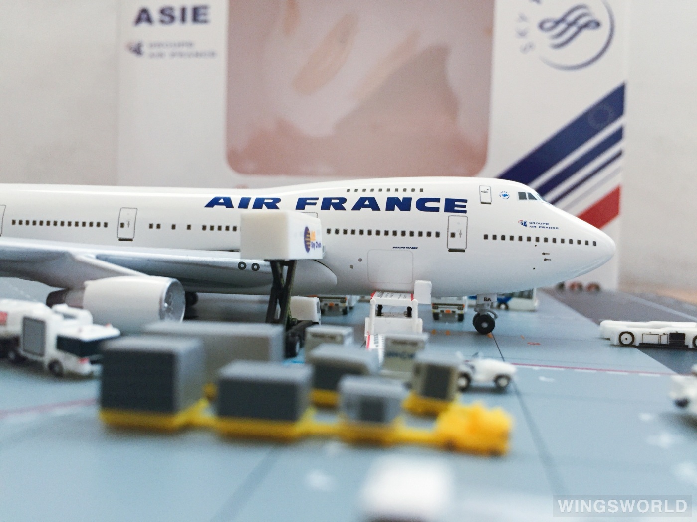 Big Bird 1:400 BB4-2005-XX Air France 法国航空 Boeing 747-200 F-GCBA