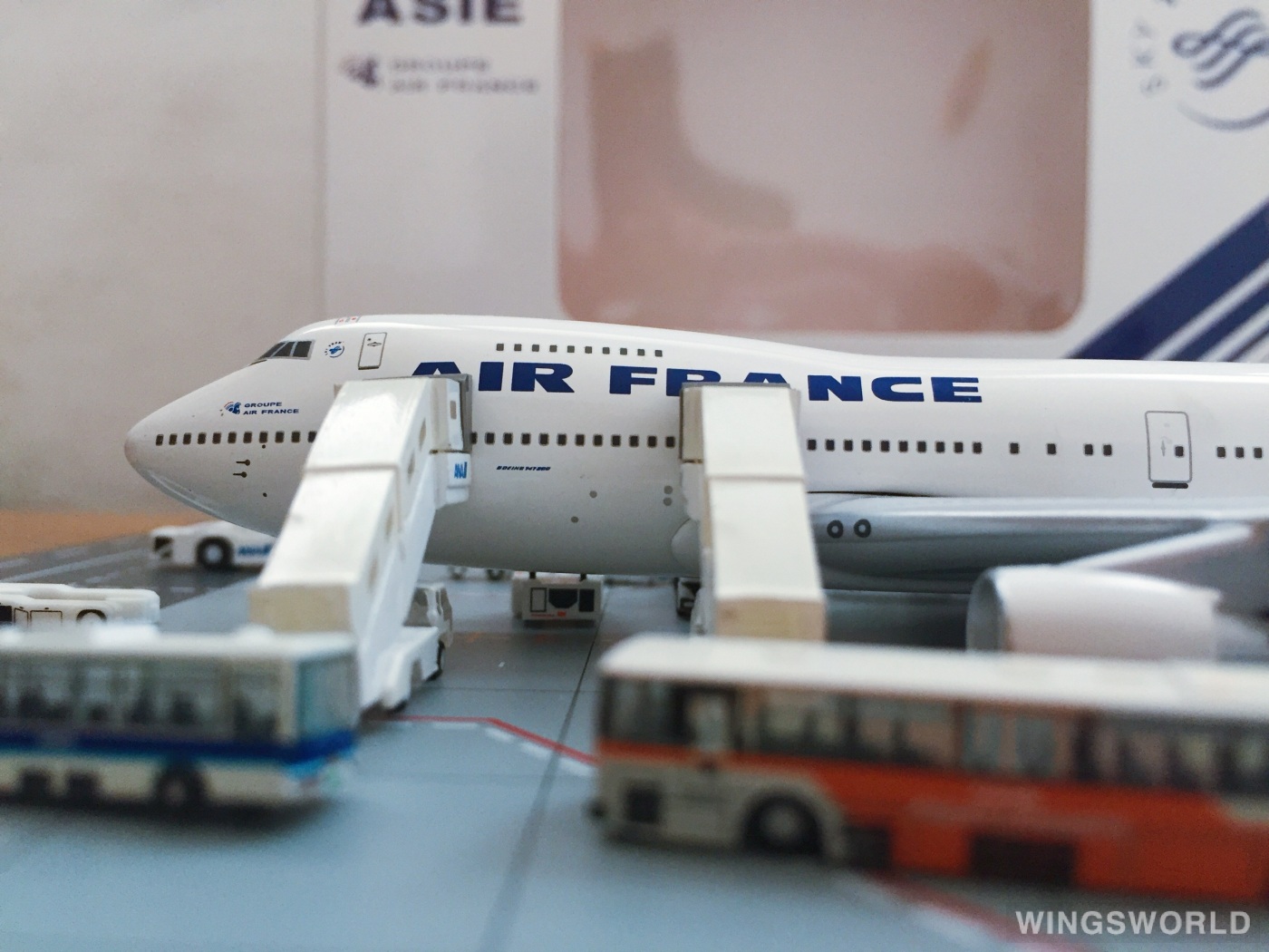 Big Bird 1:400 BB4-2005-XX Air France 法国航空 Boeing 747-200 F-GCBA