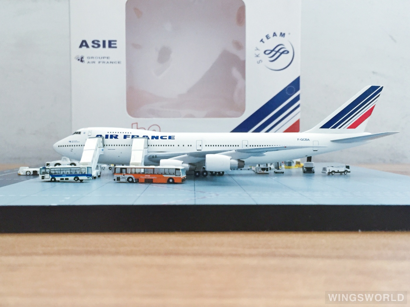 Big Bird 1:400 BB4-2005-XX Air France 法国航空 Boeing 747-200 F-GCBA