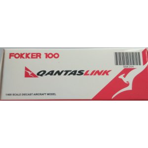 QantasLink 澳洲连线航空 Fokker 100 VH-NHY  XX4204 JC Wings 1:400