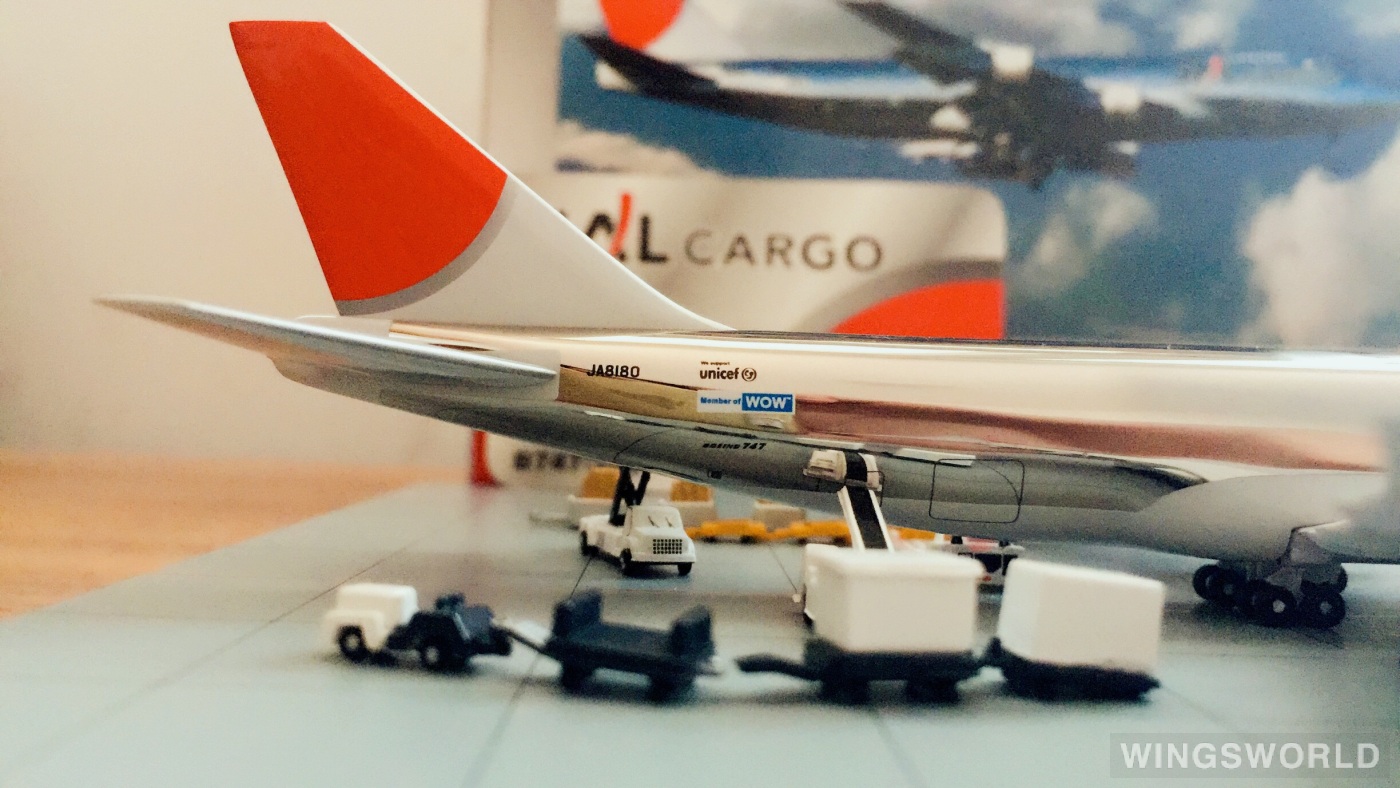 Big Bird 1:400 BB4-2003-11B Japan Airlines 日本航空 Boeing 747-200 JA8180