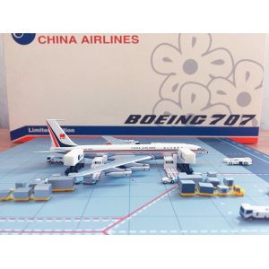 China Airlines 中华航空 Boeing 707-300 B-1828 台湾飞机馆定制 ACB1828 AeroClassics 1:400