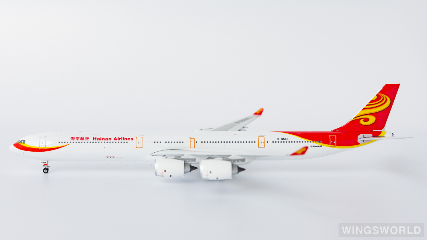 Phoenix 1:400 PH11223 Hainan Airlines 海南航空 Airbus A340-600 B-6508