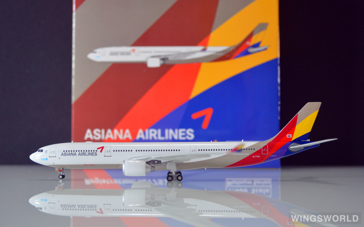 Phoenix 1:400 PH11106 Asiana 韩亚航空 Airbus A330-300 HL7793