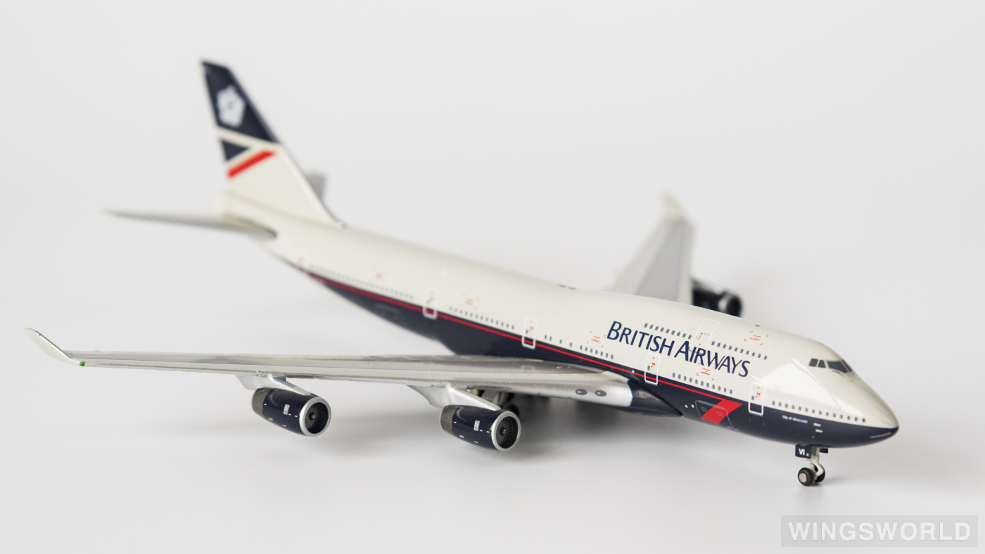 Geminijets 1:400 GJBAW274 British Airways 英国航空 Boeing 747-400 G-CIVI