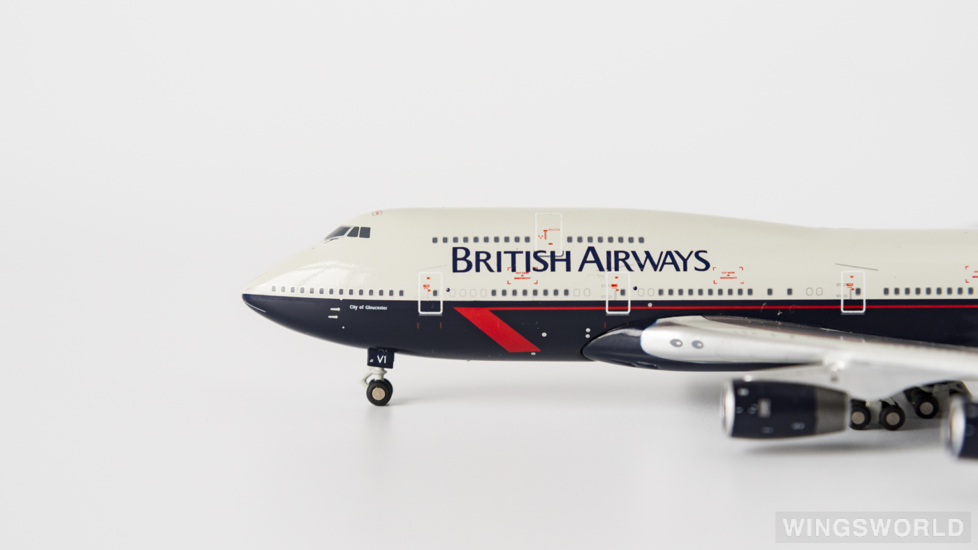 Geminijets 1:400 GJBAW274 British Airways 英国航空 Boeing 747-400 G-CIVI