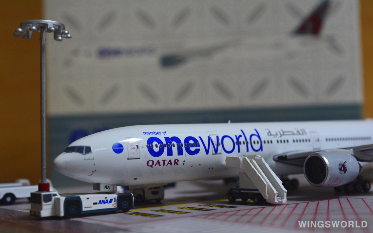 Phoenix 1:400 Boeing 777-300ER Qatar 卡塔尔航空PH10869 A7-BAA 寰宇
