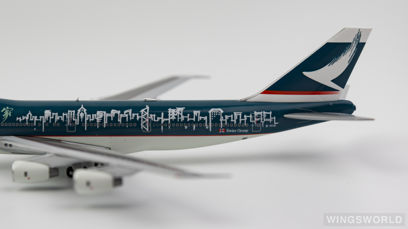 Big Bird 1:400 BBOX1114 Cathay Pacific 国泰航空 Boeing 747-200 B-HIB