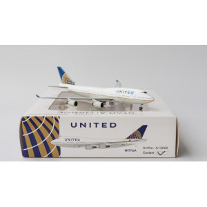 United Airlines 美国联合航空 Boeing 747-400 N177UA 2010s colors. A13055 Apollo 1:400