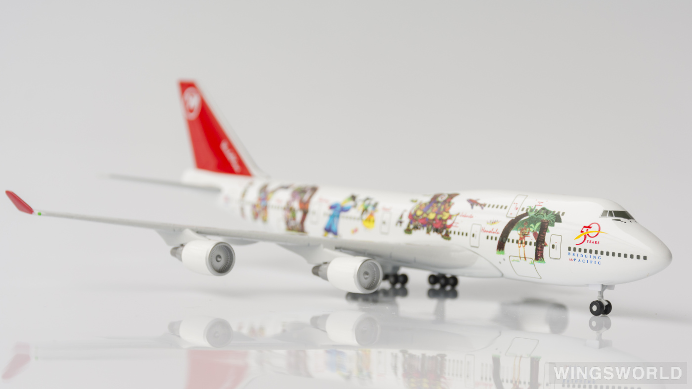 Geminijets 1:400 GJNWA006 Northwest Airlines 美国西北航空 Boeing 747-400 N670US