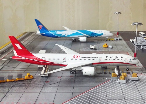NG models 1:400 Boeing 787-9 Shanghai Airlines 上海航空