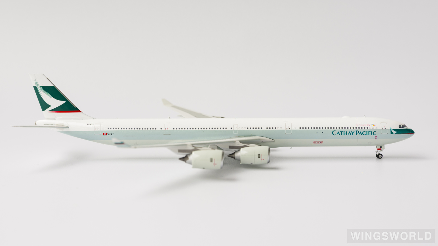 Phoenix 1:400 PH04075 Cathay Pacific 国泰航空 Airbus A340-600 B-HQC