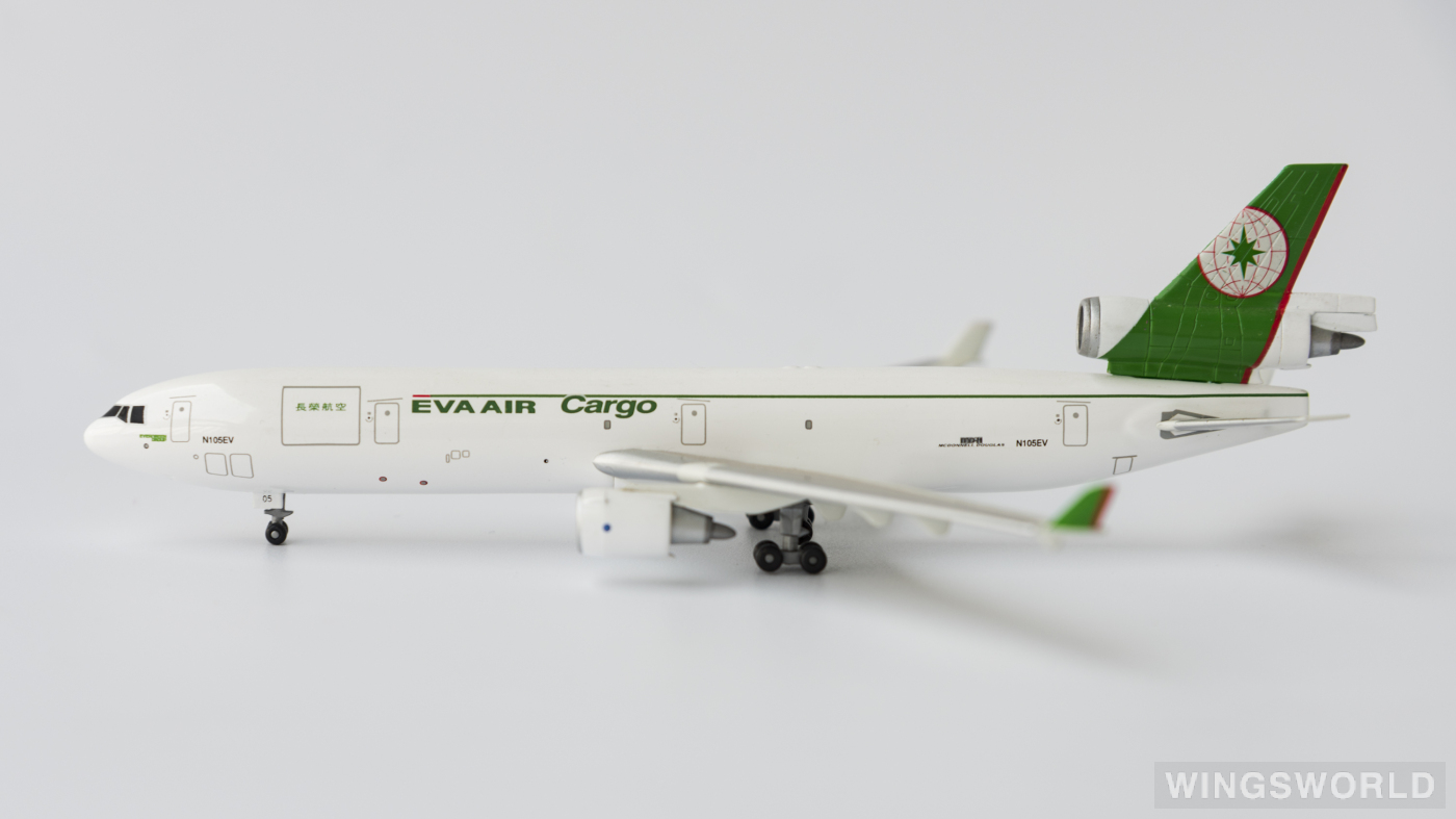 Jet-X 1:400 JX045 EVA Air 长荣航空 McDonnell Douglas MD-11 N105EV