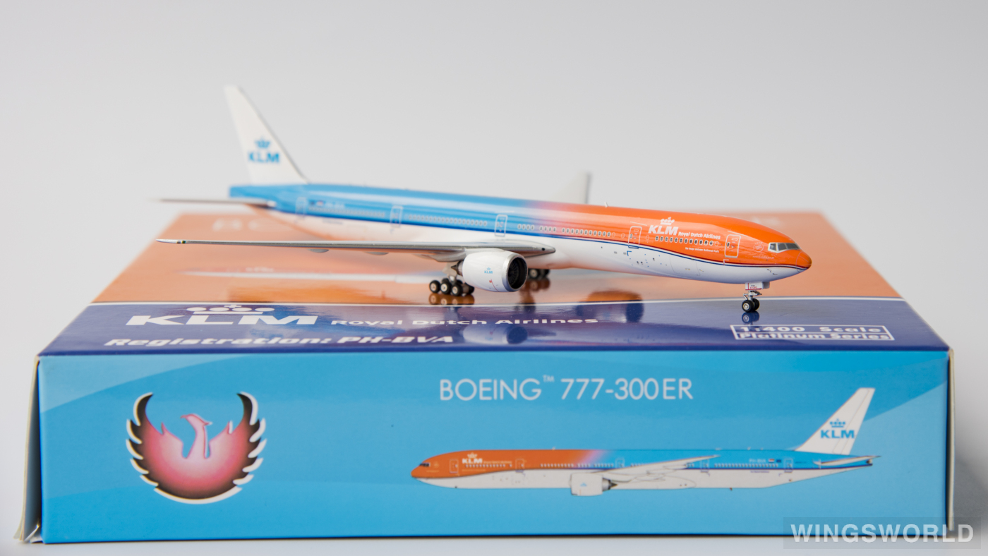 Phoenix 1:400 PH11286 KLM 荷兰皇家航空 Boeing 777-300ER PH-BVA