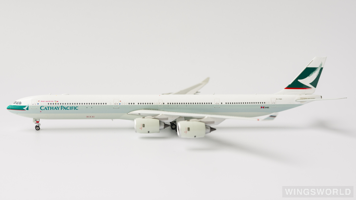 Phoenix 1:400 PH04075 Cathay Pacific 国泰航空 Airbus A340-600 B-HQC