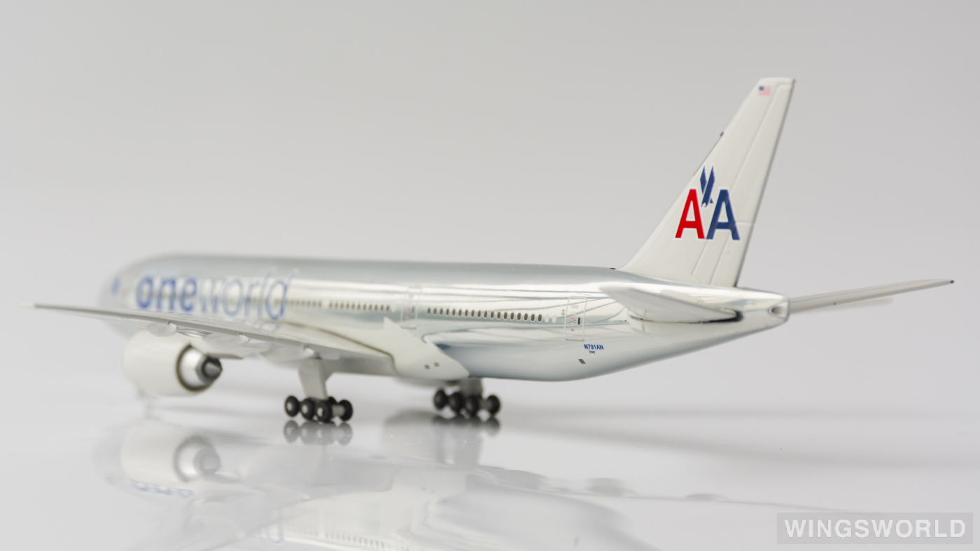 Geminijets 1:200 G2AAL242 American Airlines 美国航空 Boeing 777-200 N791AN