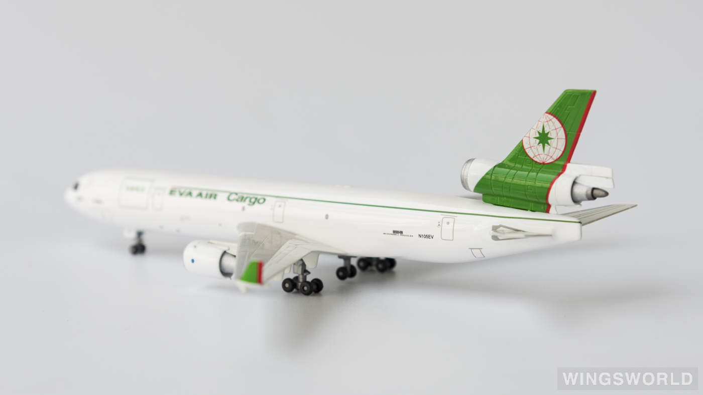 Jet-X 1:400 JX045 EVA Air 长荣航空 McDonnell Douglas MD-11 N105EV