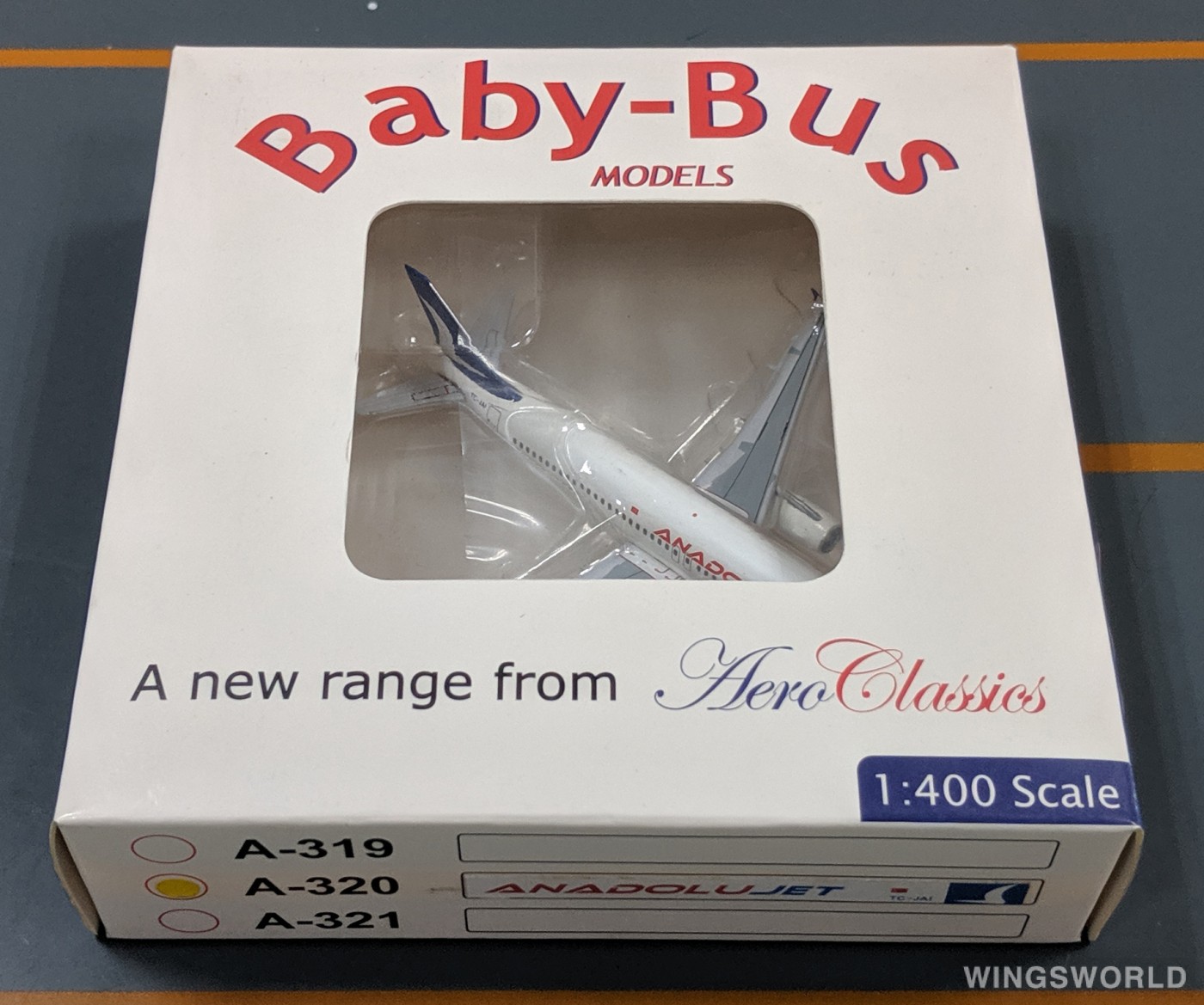 AeroClassics 1:400 ACTCJAI AnadoluJet Airbus A320 TC-JAI