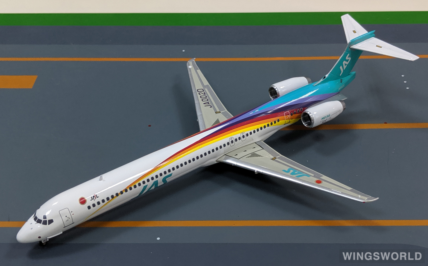 Aviation200 1:200 JXL032A JAS 日本佳速航空 McDonnell Douglas MD-90 JA002D