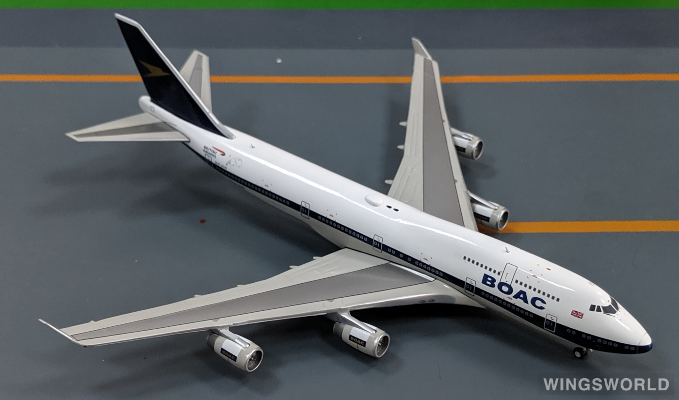 Geminijets 1:400 GJBAW1838 British Airways 英国航空 Boeing 747-400 G-BYGC