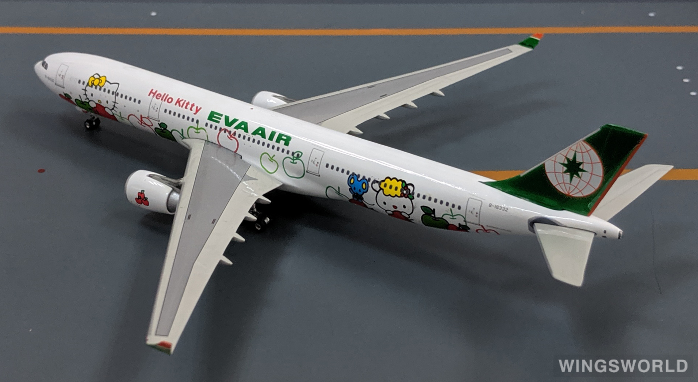 Phoenix 1:400 PHB16332 EVA Air 长荣航空 Airbus A330-300 B-16332
