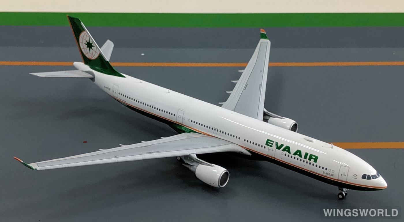 JC Wings 1:400 LH4002 EVA Air 长荣航空 Airbus A330-300 B-16336
