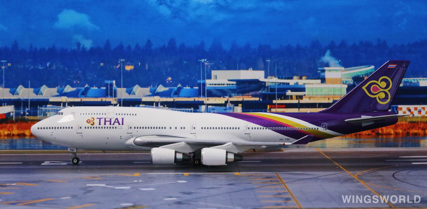 Phoenix 1:400 PH11179 Thai Airways 泰国国际航空 Boeing 747-400 HS-TGX