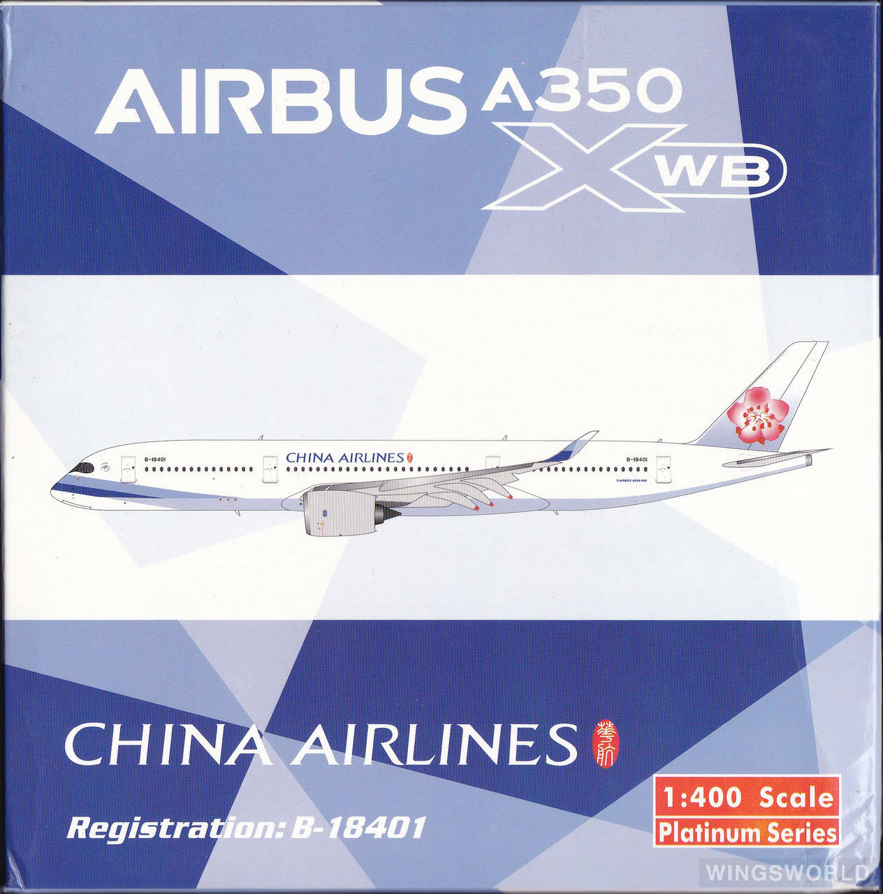 Phoenix 1:400 PH11016 China Airlines 中华航空 Airbus A350-900 B-18401