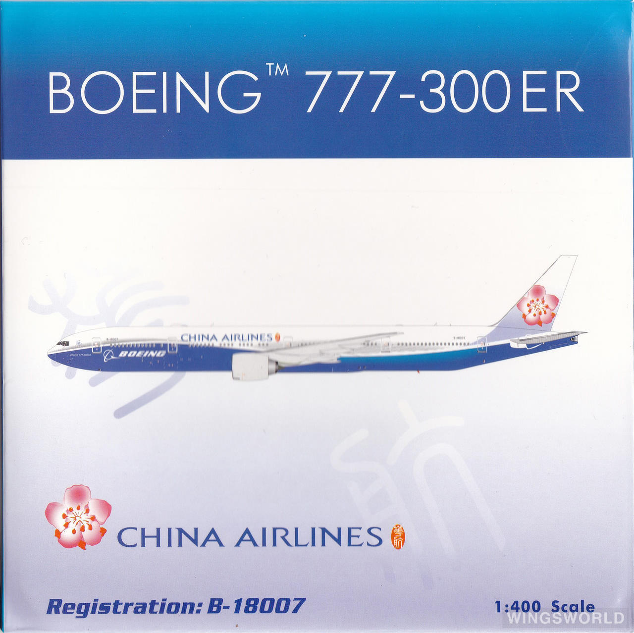 Phoenix 1:400 PH04092 China Airlines 中华航空 Boeing 777-300ER B-18007