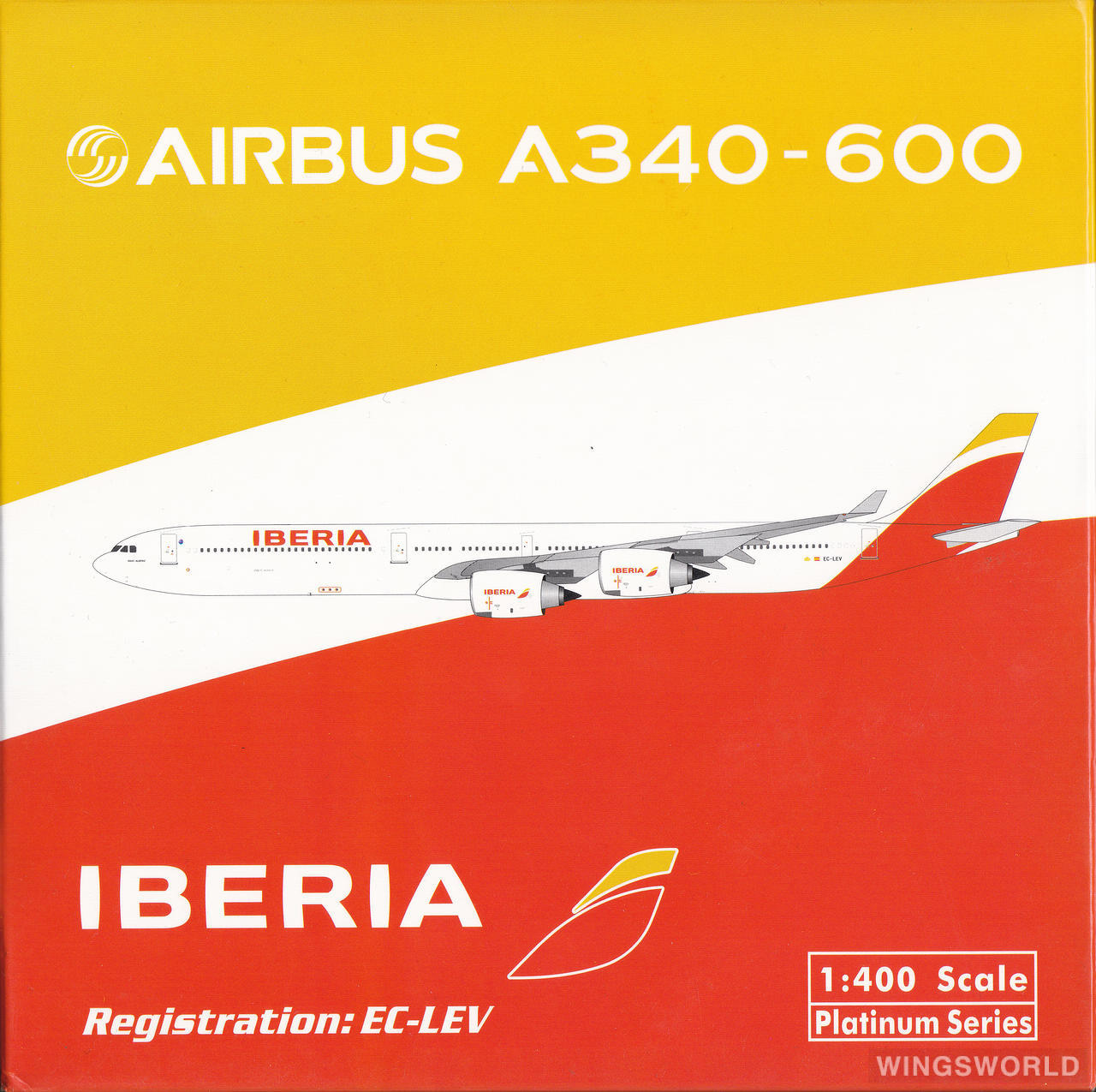 Phoenix 1:400 PH10915 Iberia 西班牙国家航空 Airbus A340-600 EC-LEV