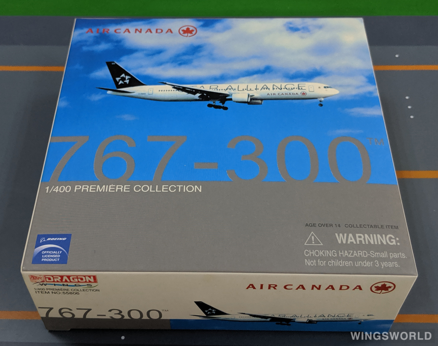 Dragon Models 1:400 55806 Air Canada 加拿大航空 Boeing 767-300 C-FMWY