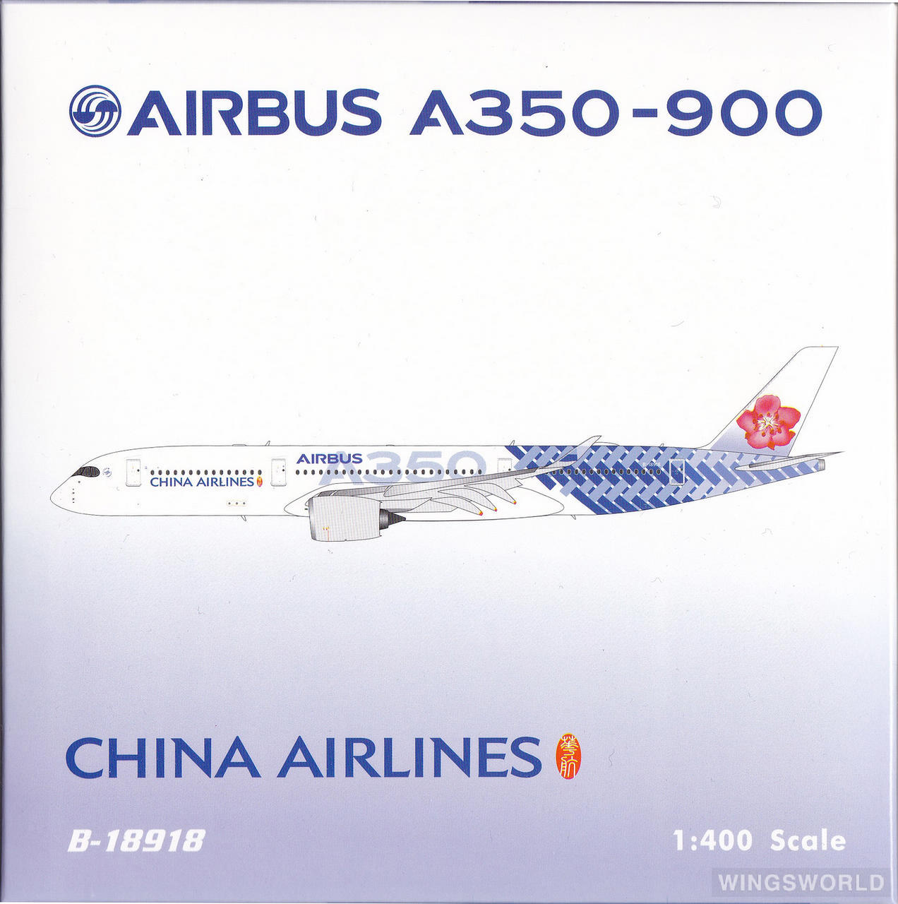 Phoenix 1:400 PH04225 China Airlines 中华航空 Airbus A350-900 B-18918