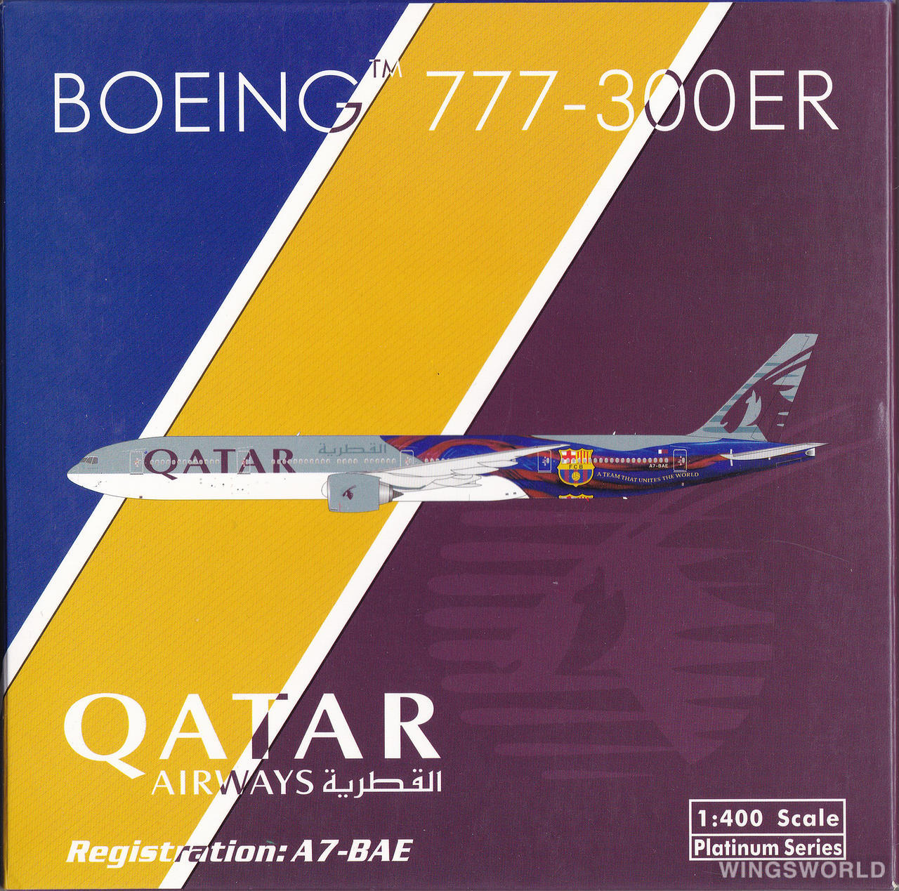 Phoenix 1:400 PH10919 Qatar 卡塔尔航空 Boeing 777-300ER A7-BAE