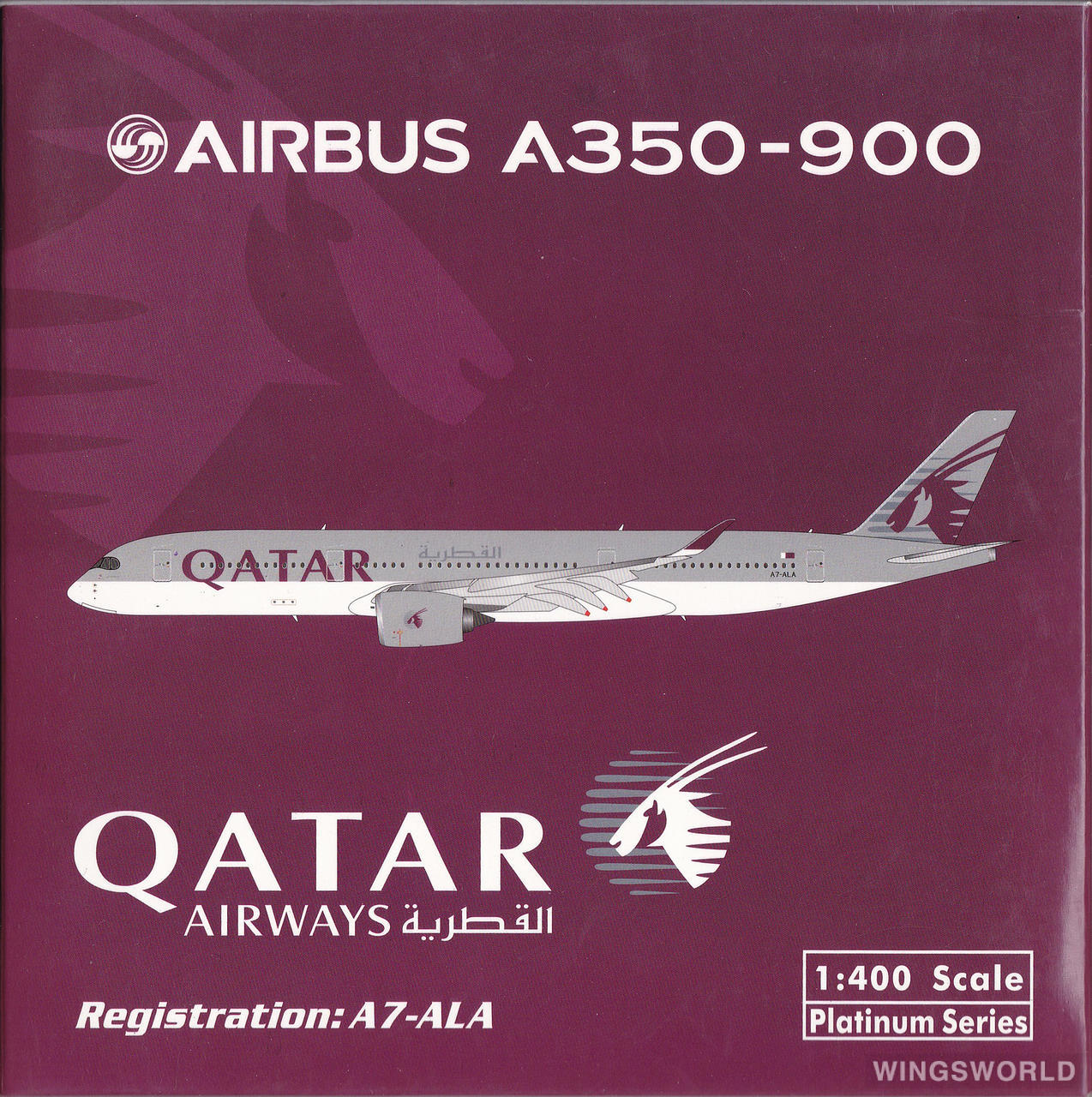 Phoenix 1:400 PH11009 Qatar 卡塔尔航空 Airbus A350-900 A7-ALA