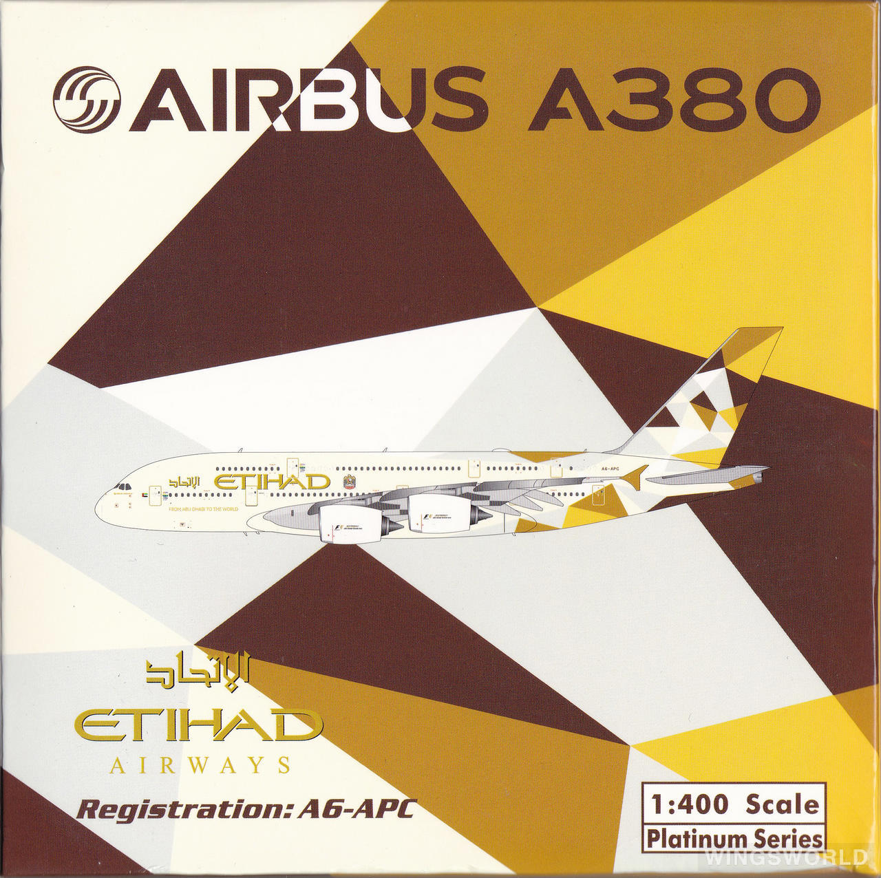 Phoenix 1:400 PH11234 Etihad Airways 阿提哈德航空 Airbus A380-800 A6-APC