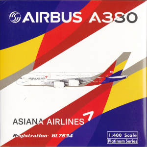 Asiana 韩亚航空 Airbus A380-800 HL7634  PH11153 Phoenix 1:400