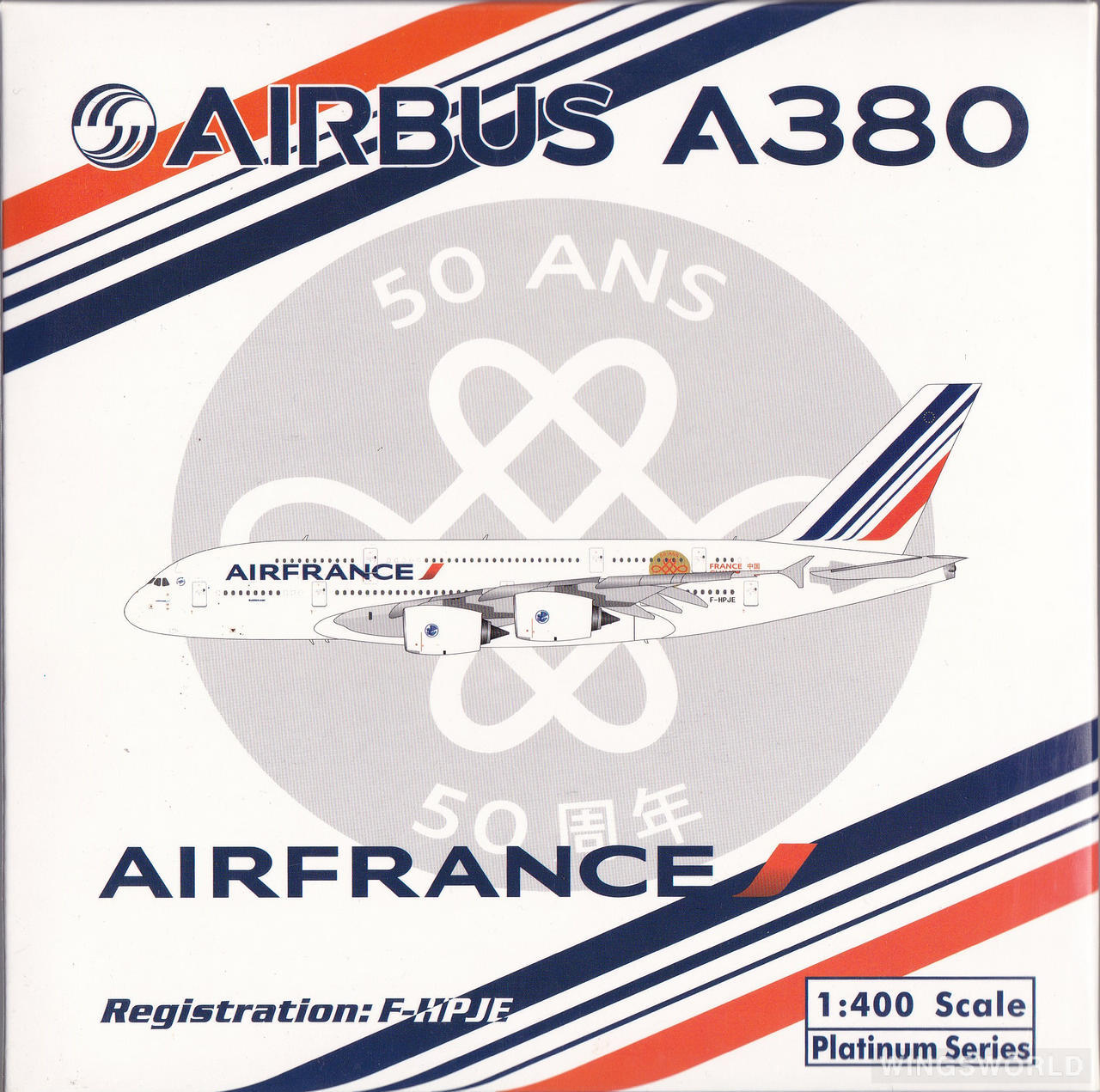 Phoenix 1:400 PH10969 Air France 法国航空 Airbus A380-800 F-HPJE