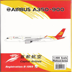 Capital Airlines 首都航空 Airbus A350-900 B-1069  PH11470 Phoenix 1:400