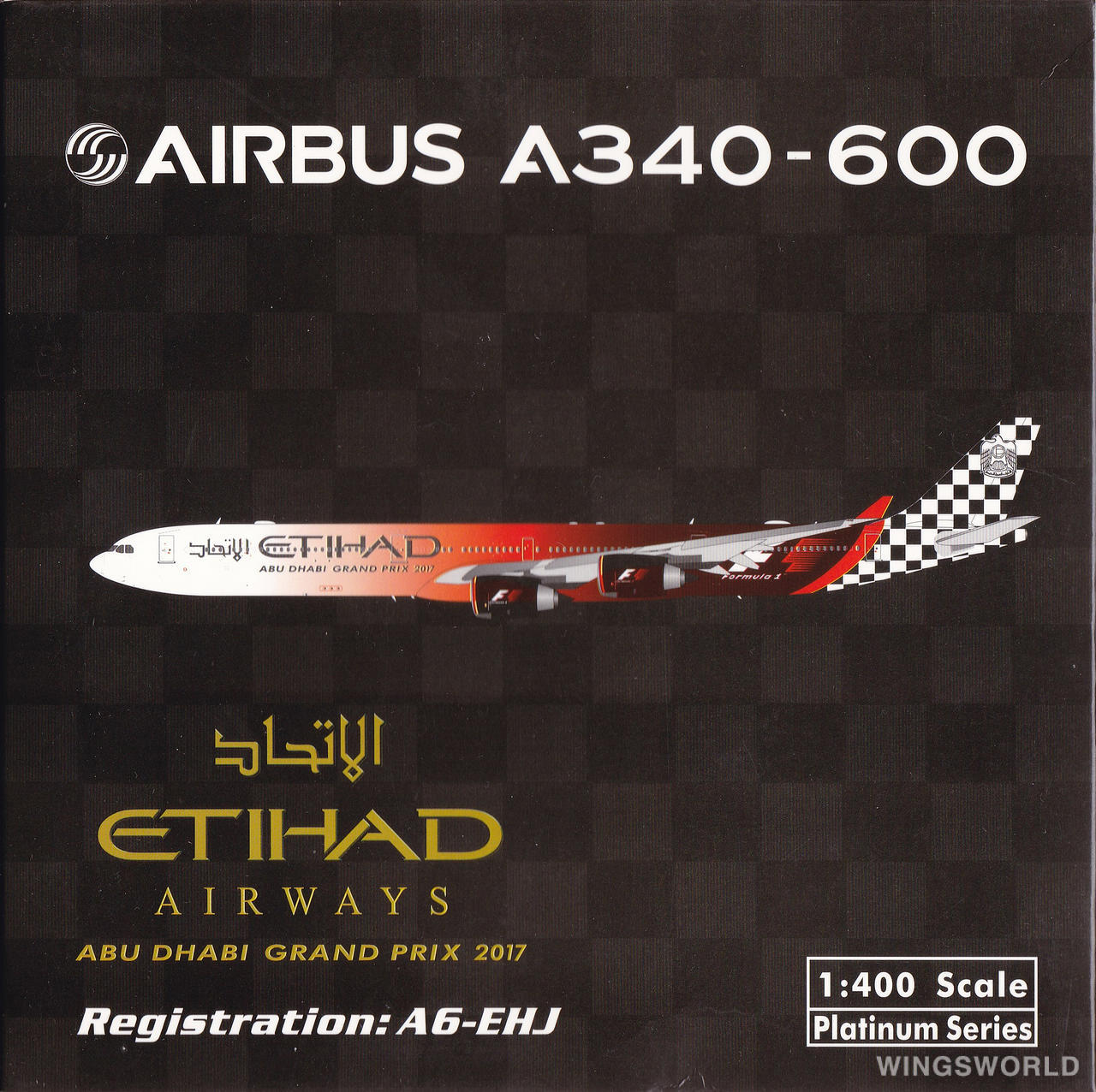 Phoenix 1:400 PH11385 Etihad Airways 阿提哈德航空 Airbus A340-600 A6-EHJ