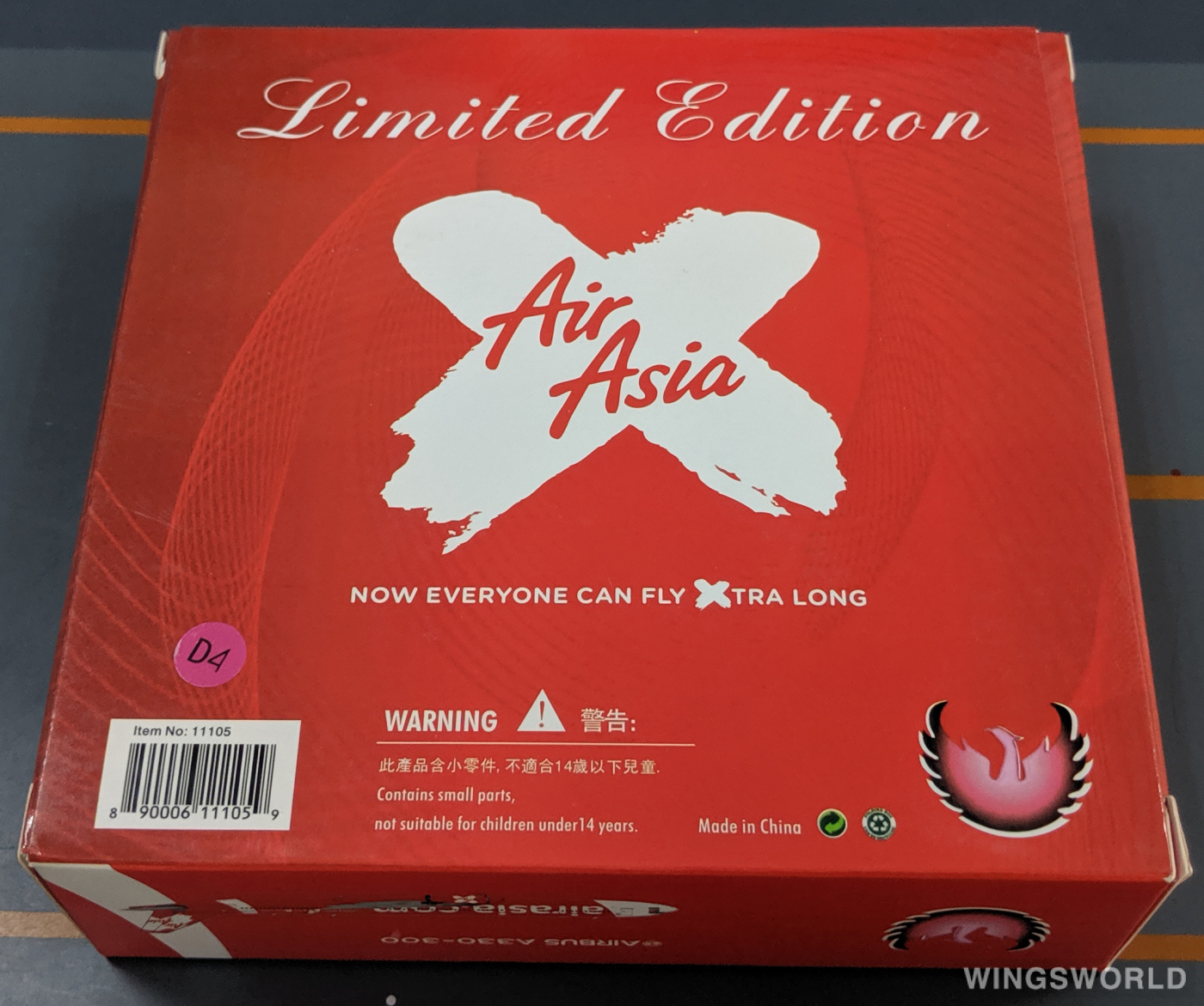 Phoenix 1:400 PH11105 AirAsia 亚洲航空 Airbus A330-300 9M-XXU
