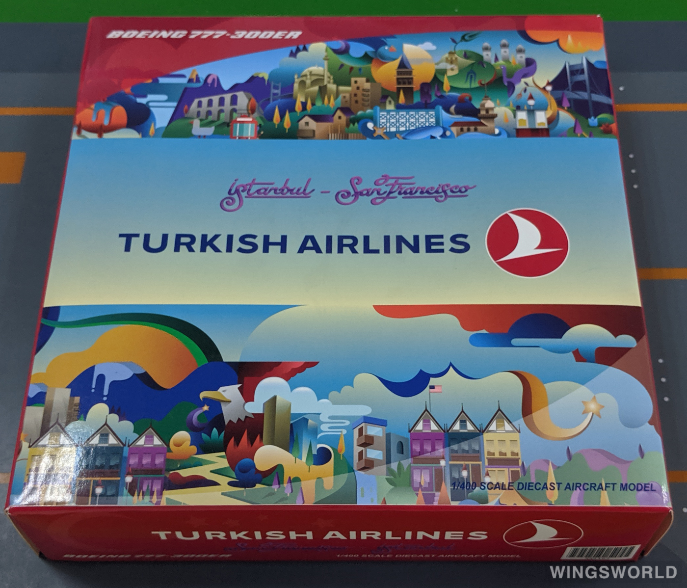 JC Wings 1:400 XX4502 Turkish Airlines 土耳其航空 Boeing 777-300 TC-JJU