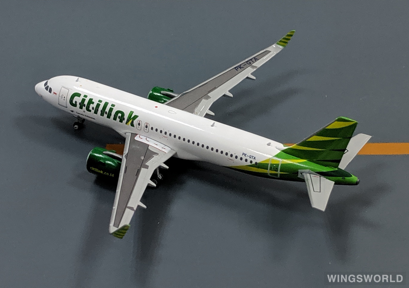 JC Wings 1:400 Airbus A320 Citilink 连城航空LH4073 PK-GTA 的照片