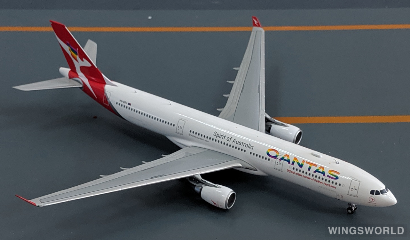 JC Wings 1:400 XX4105 Qantas 澳洲航空 Airbus A330-300 VH-QPJ