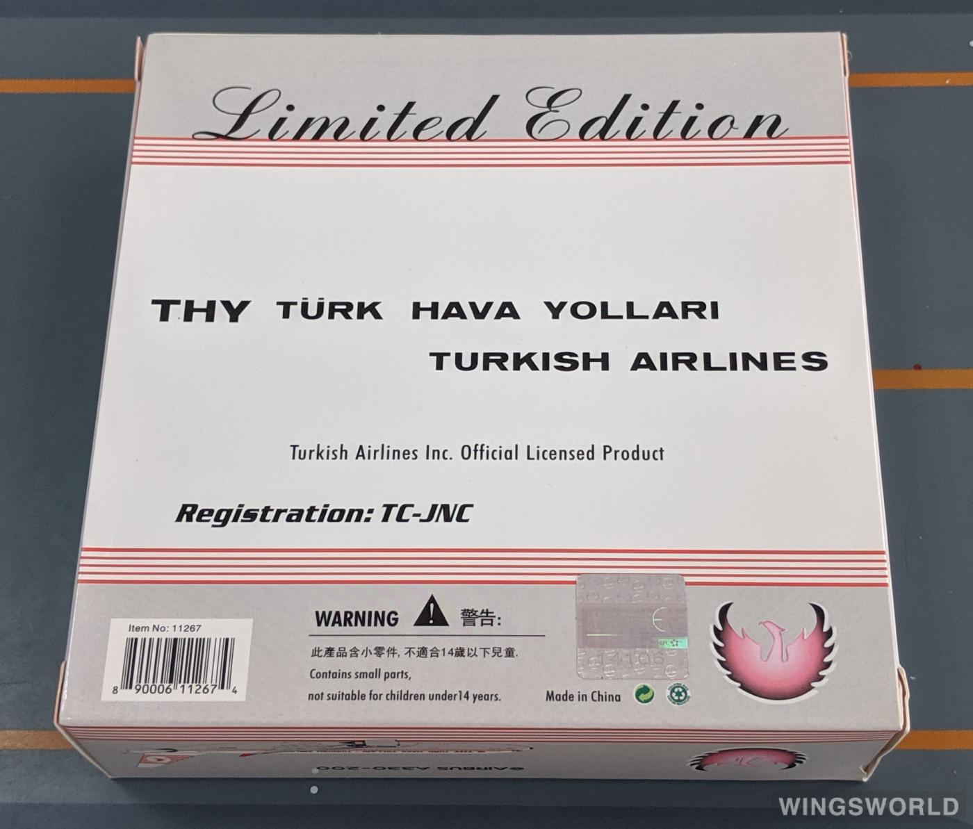 Phoenix 1:400 PH11267 Turkish Airlines 土耳其航空 Airbus A330-200 TC-JNC