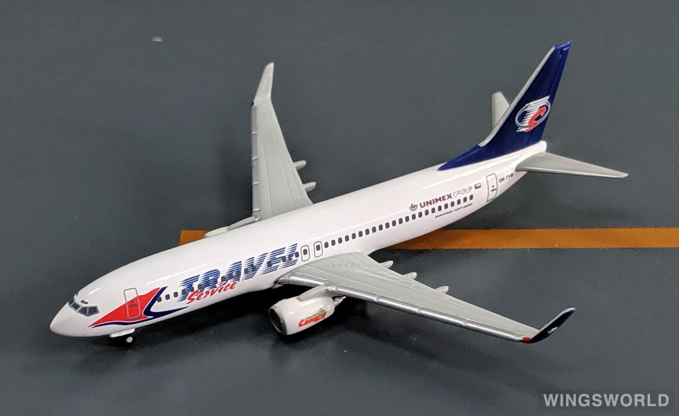 Herpa 1:500 505550 Travel Service Boeing 737-800 OK-TVB