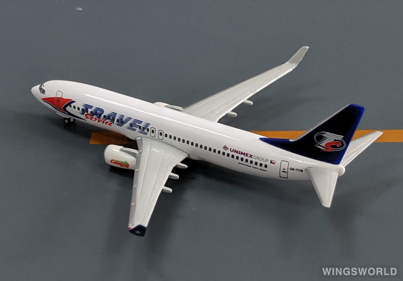 Herpa 1:500 505550 Travel Service Boeing 737-800 OK-TVB