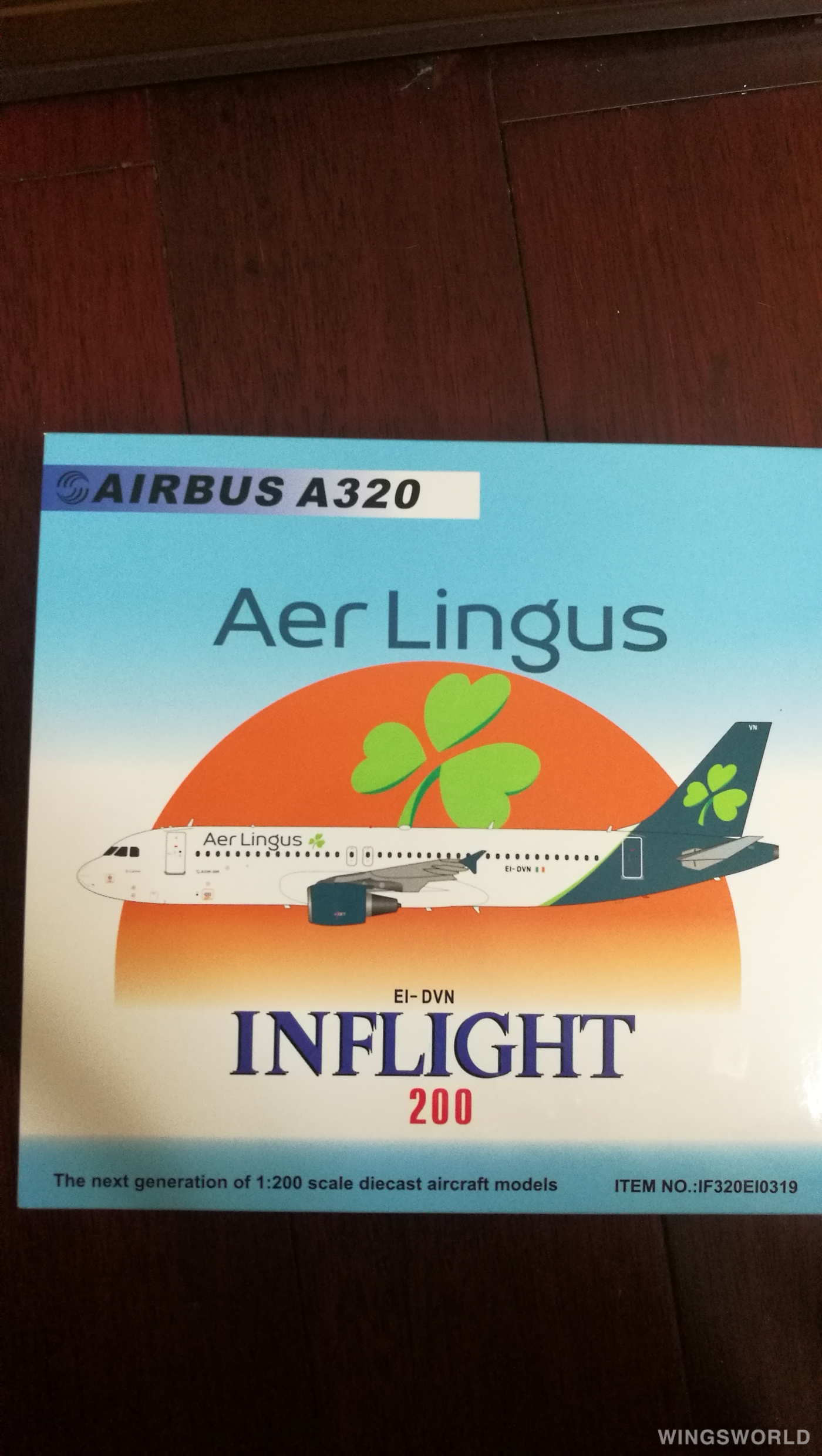 Inflight200 1:200 IF320EI0319 Aer Lingus 爱尔兰航空 Airbus A320 EI-DVN