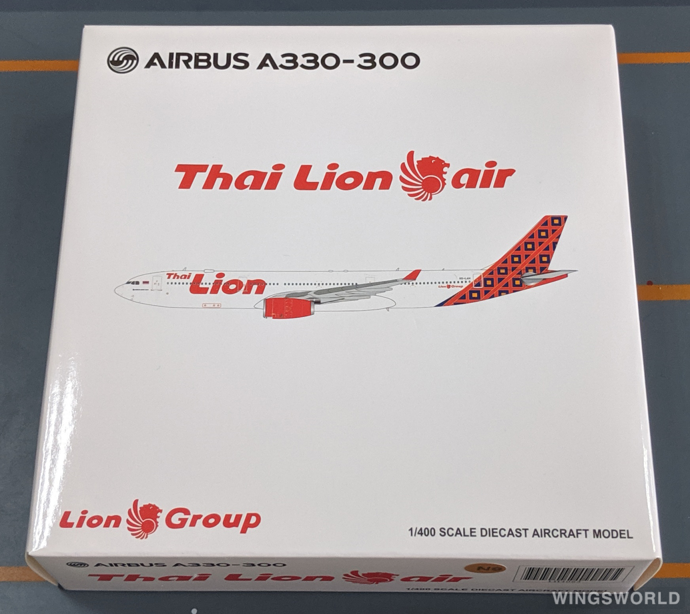 JC Wings 1:400 LH4065 Lion Air 狮子航空 Airbus A330-300 HS-LAH