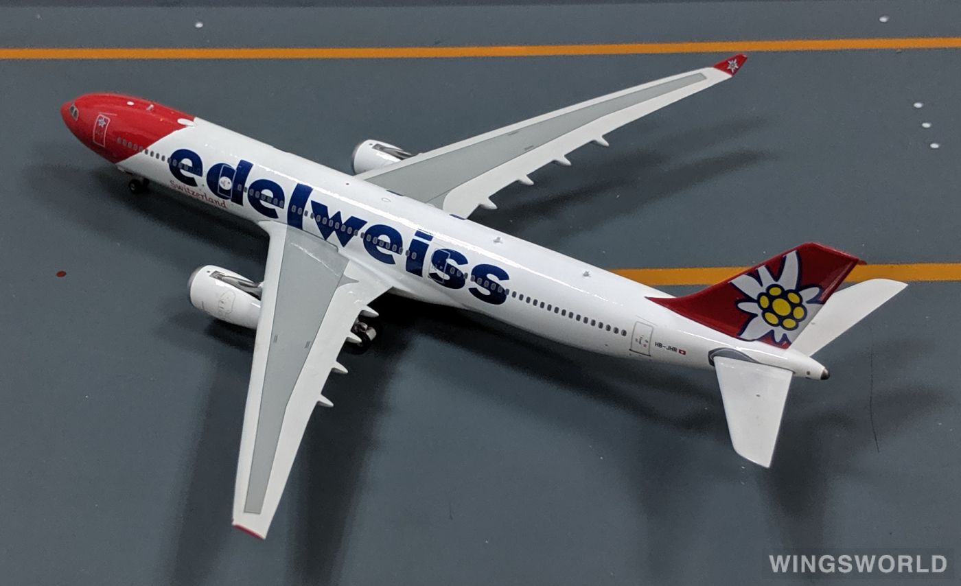 Phoenix 1:400 PH11237 Edelweiss Air 雪绒花航空 Airbus A330-300 HB-JHR