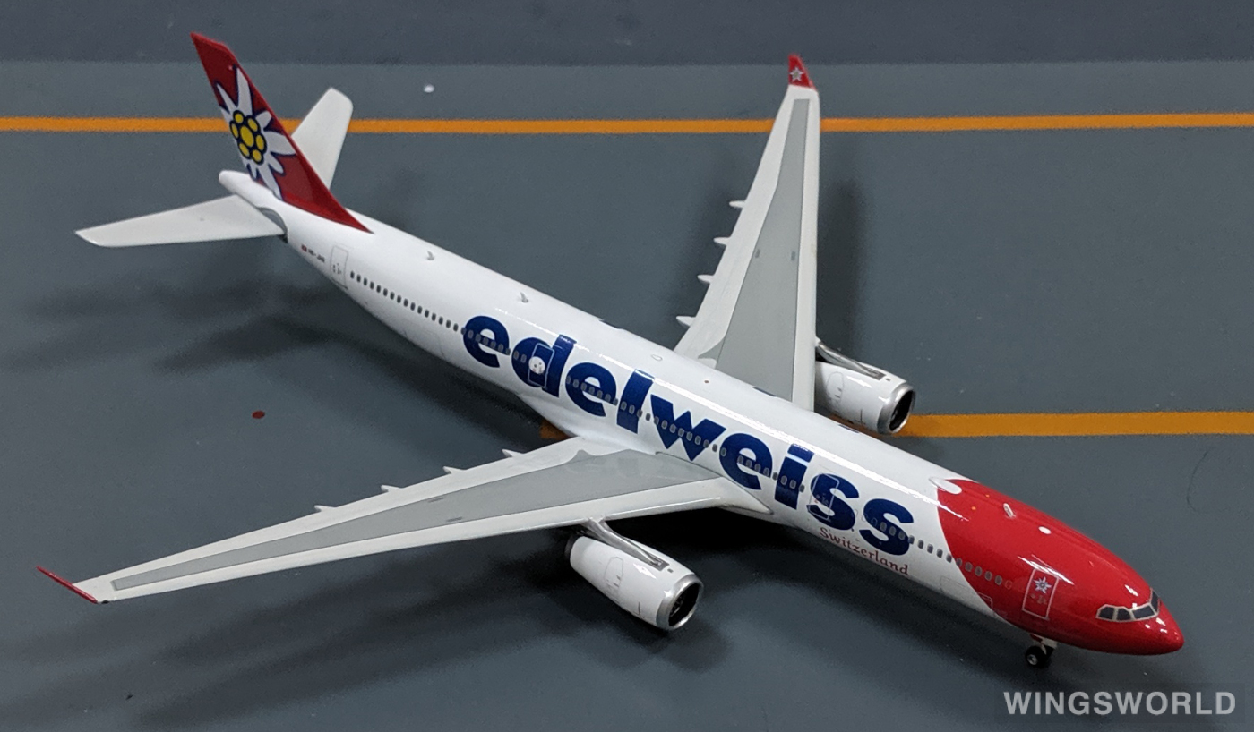 Phoenix 1:400 PH11237 Edelweiss Air 雪绒花航空 Airbus A330-300 HB-JHR